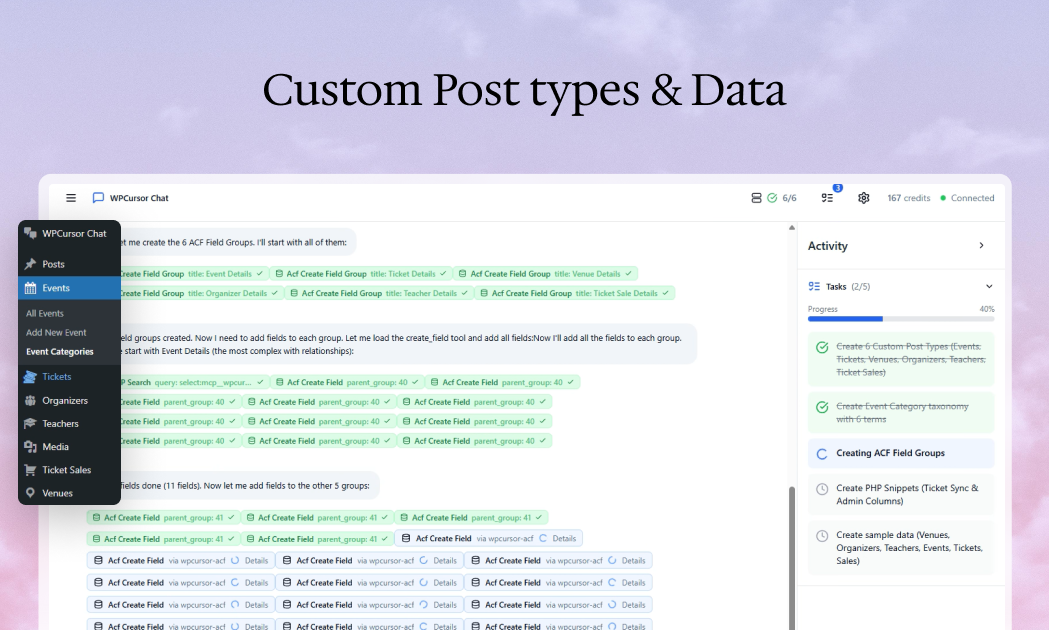 Custom Post Types and Data Demo