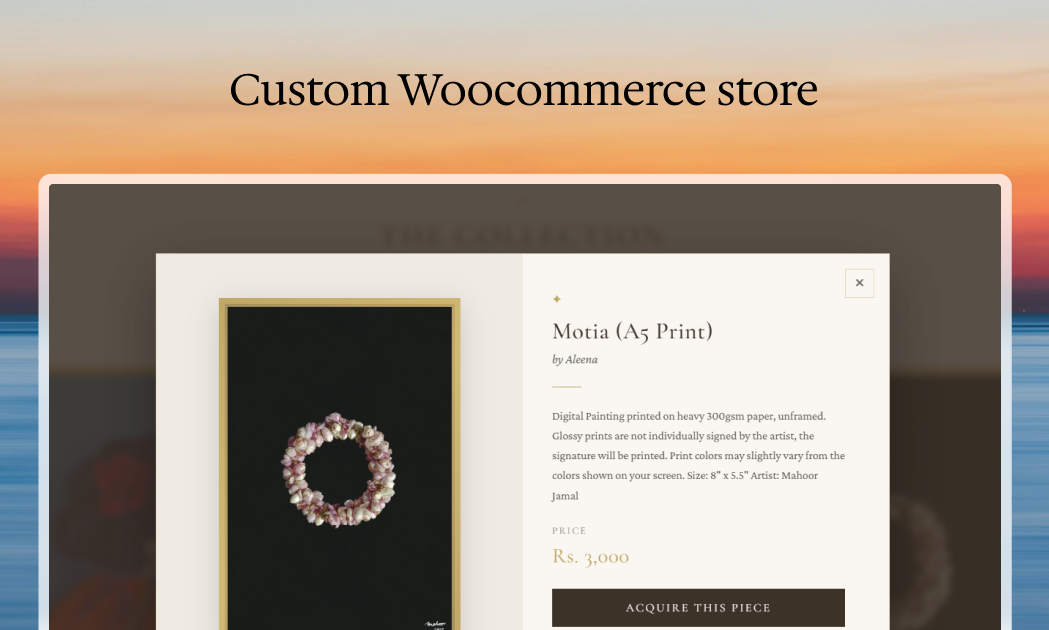 Custom WooCommerce Store Demo
