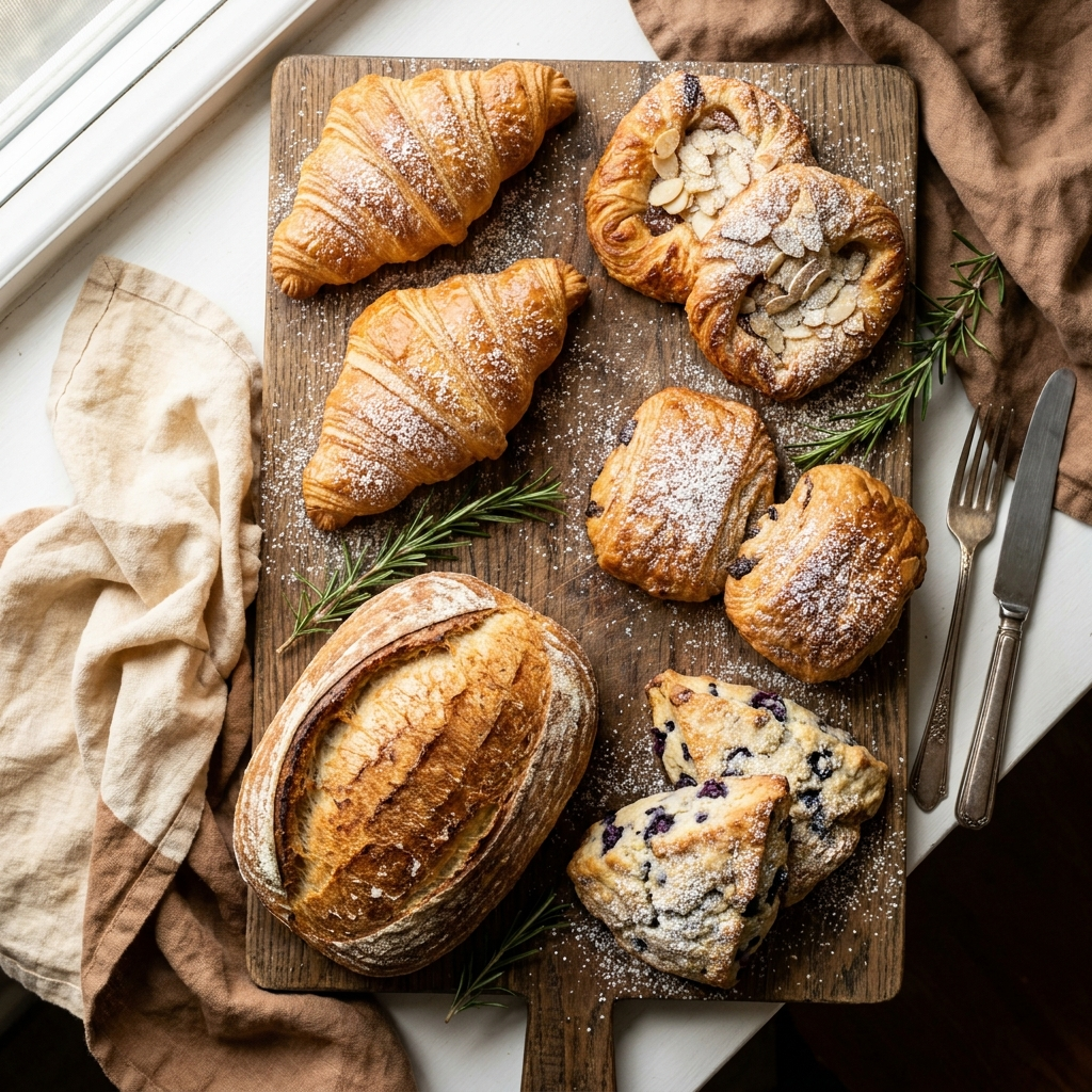 Fresh-baked pastries